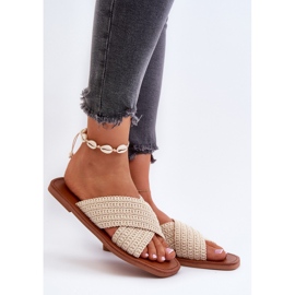 Zapatillas Planas Mujer Big Star NN274078 Beige 4