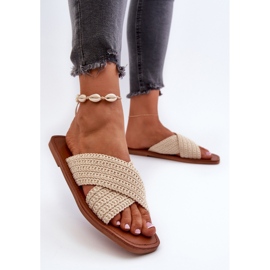Zapatillas Planas Mujer Big Star NN274078 Beige 5