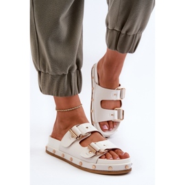 Chanclas de Mujer con Plataforma Big Star NN274081 Blanco 5