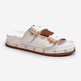 Chanclas de Mujer con Plataforma Big Star NN274081 Blanco 2