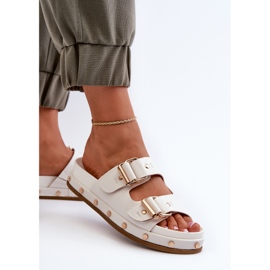 Chanclas de Mujer con Plataforma Big Star NN274081 Blanco 6