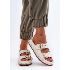 Chanclas de Mujer con Plataforma Big Star NN274081 Blanco 7