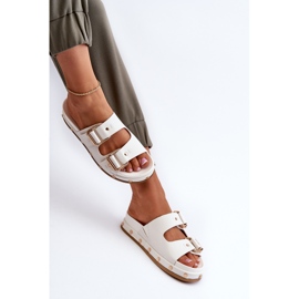 Chanclas de Mujer con Plataforma Big Star NN274081 Blanco 9
