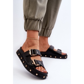 Chanclas Mujer Plataforma Big Star NN27402 Negro 4