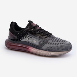 Zapatillas Deportivas de Hombre HI-POLY System Big Star NN174476 Negro gris 5