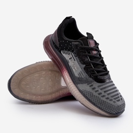 Zapatillas Deportivas de Hombre HI-POLY System Big Star NN174476 Negro gris 3