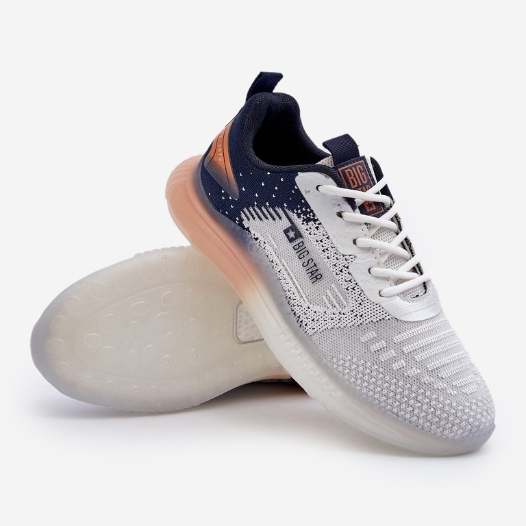 Zapatillas Deportivas Hombre HI-POLY System Big Star NN174474 Azul Marino gris 1