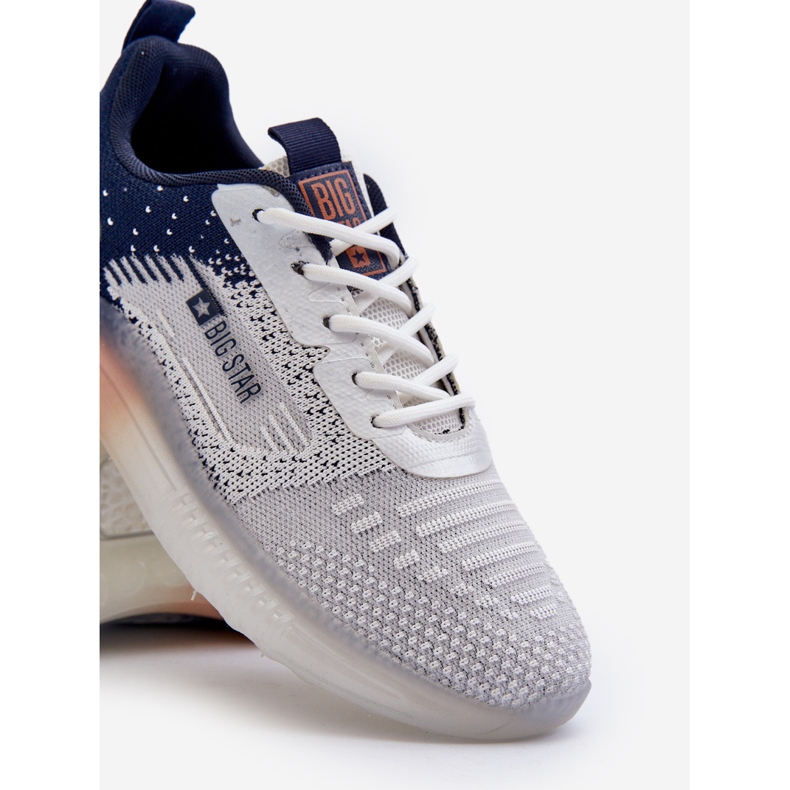 Zapatillas Deportivas Hombre HI-POLY System Big Star NN174474 Azul Marino gris 2