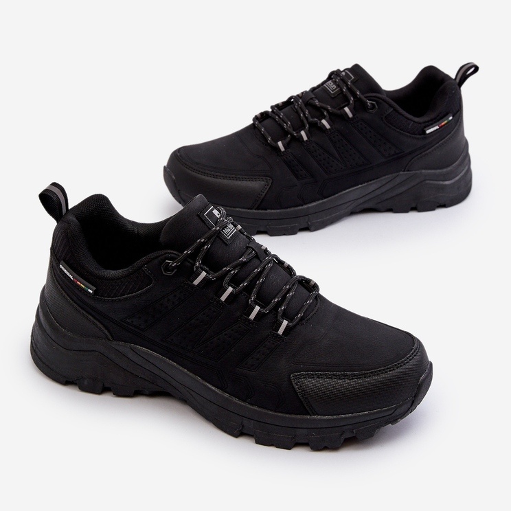 PE1 Zapatos de Senderismo Hombre Negro McBraun 1