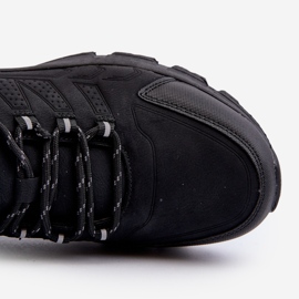 PE1 Zapatos de Senderismo Hombre Negro McBraun 4