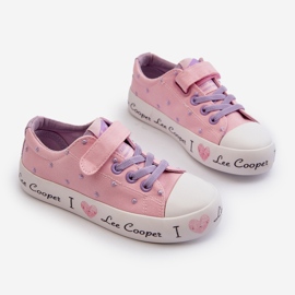 Zapatillas de niña Lee Cooper LCW-24-02-2160 Rosa rosado 4