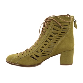 Botas Ante Caladas Maciejka 05508-24 Oliva verde 13