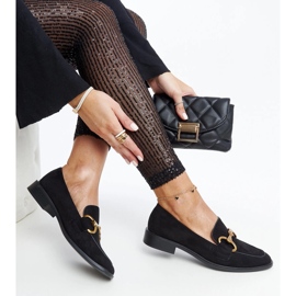 Mocasines hebilla Gibarti negros 1
