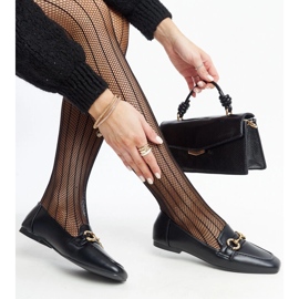 Mocasines negros con hebilla Areebah 1 Mocasines negros con hebilla Areebah 1