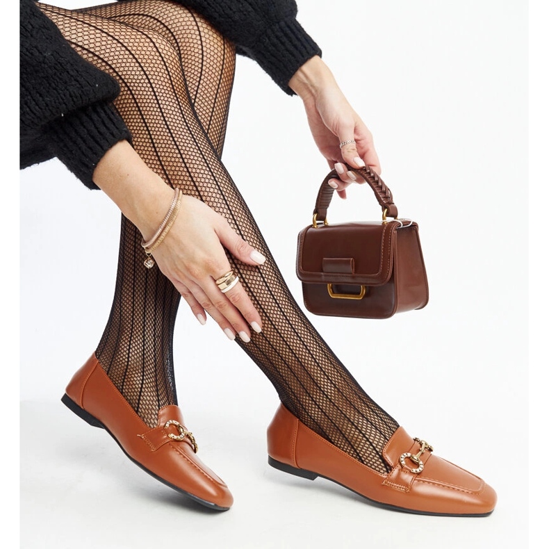 Mocasines marrones con hebilla Areebah marrón 1