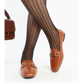 Mocasines marrones con hebilla Areebah marrón 3