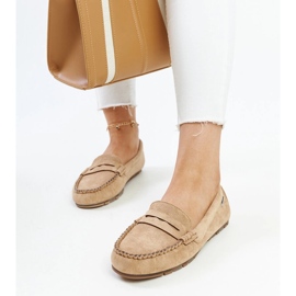 Mocasines Nafisah ante marrón 2