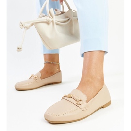 Mocasines decorativos beige de Docherty 2