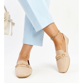 Mocasines decorativos beige de Docherty 3
