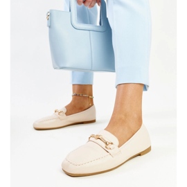 Mocasines decorativos beige claro de Docherty 3