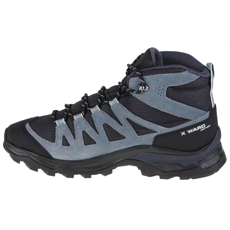 Zapatillas Salomon X Ward Leather Mid Gtx W 471820 negro 1 Zapatillas Salomon X Ward Leather Mid Gtx W 471820 negro 1