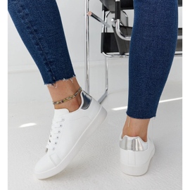 Zapatillas blancas con plataforma de Hagosa blanco 5