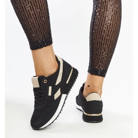 Deportivas plataforma Rosilda negras negro 3
