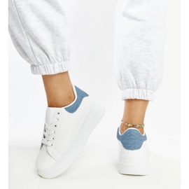 Deportivas plataforma Ottavia blanca blanco 4