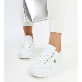 Zapatillas blancas con suela gruesa Kincheloe. blanco 3