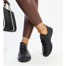 Deportivas Yusra de ecopiel negras negro 2