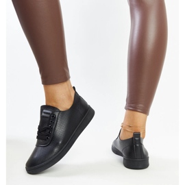 Deportivas Yusra de ecopiel negras negro 3