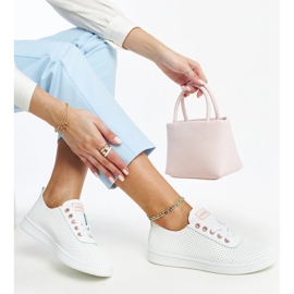 Zapatillas Yusra de ecopiel blanca. blanco 1