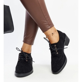 Zapatos tacón Tigard ante negro 2