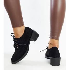 Zapatos tacón Tigard ante negro 3