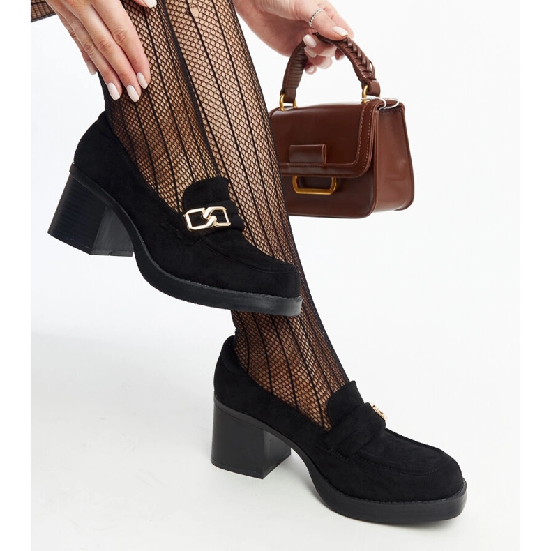 Salón de tacón Aludra negro 1