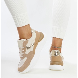Zapatillas marrones con plataforma Nereida. marrón 3