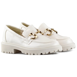 Mocasines mujer charol beige 1 Mocasines mujer charol beige 1