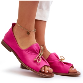 Zazoo 2660 Bailarinas Mujer Piel Fucsia rosado 10