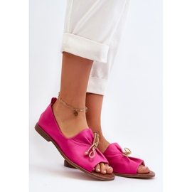 Zazoo 2660 Bailarinas Mujer Piel Fucsia rosado 3