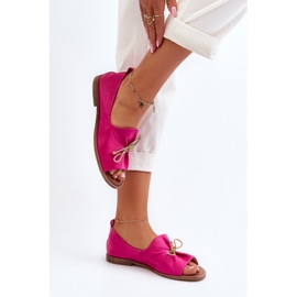 Zazoo 2660 Bailarinas Mujer Piel Fucsia rosado 8
