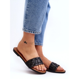 Seastar Zapatillas para mujeres plano -alta negro 2