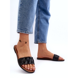 Seastar Zapatillas para mujeres plano -alta negro 4