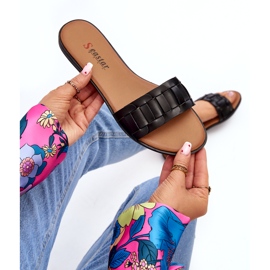 Seastar Zapatillas para mujeres plano -alta negro 7