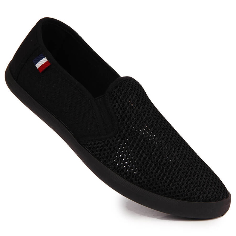 News Zapatillas slip-on caladas negras para hombre NOVEDADES negro 1