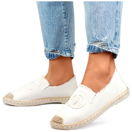 Alpargatas clásicas de mujer blancas. blanco 3