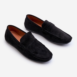 Mckeylor Mocasines de ante ecológico para hombre, negro 8