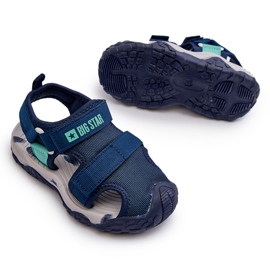 Sandalias Velcro Niño Big Star NN374232 Azul marino 5