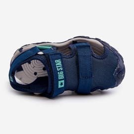 Sandalias Velcro Niño Big Star NN374232 Azul marino 3