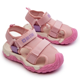 Sandalias Velcro Niña Big Star NN374234 Rosa rosado 6