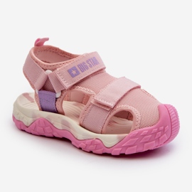 Sandalias Velcro Niña Big Star NN374234 Rosa rosado 2